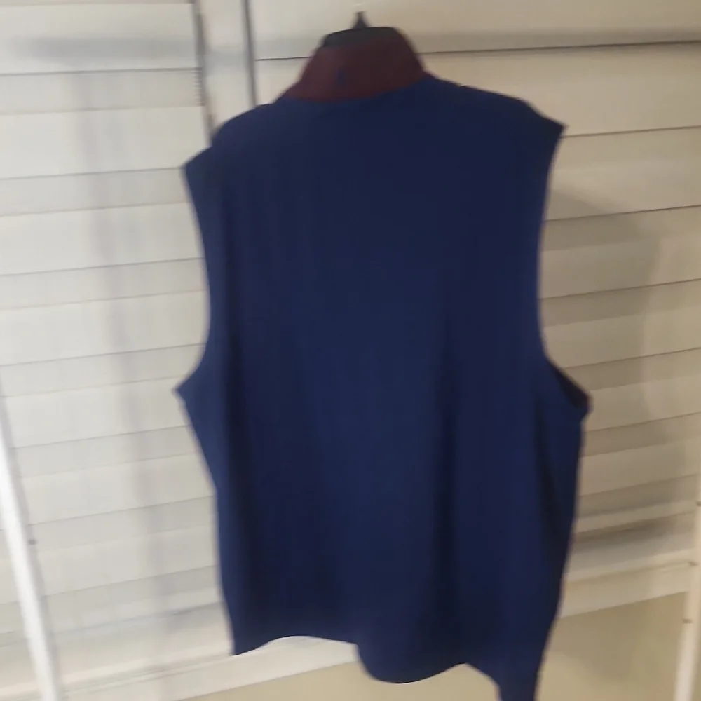 HOLDERNESS & BOURNE The Morris Vest Golf Full Zip $265 Size XL